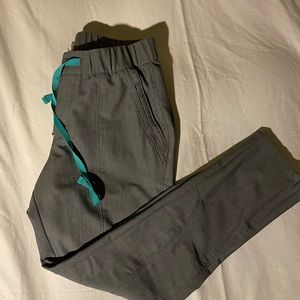 Figs Graphite S Corinto Tuxedo Scrub Pants